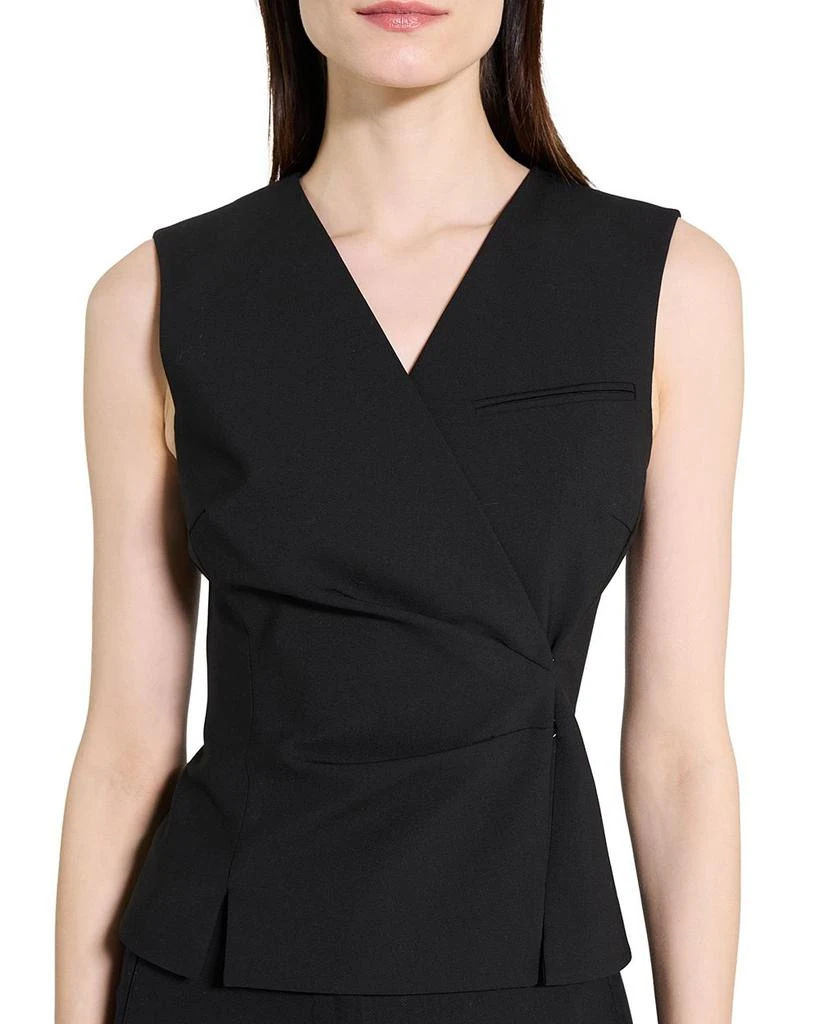 Theory Sleeveless Wrap Vest 4