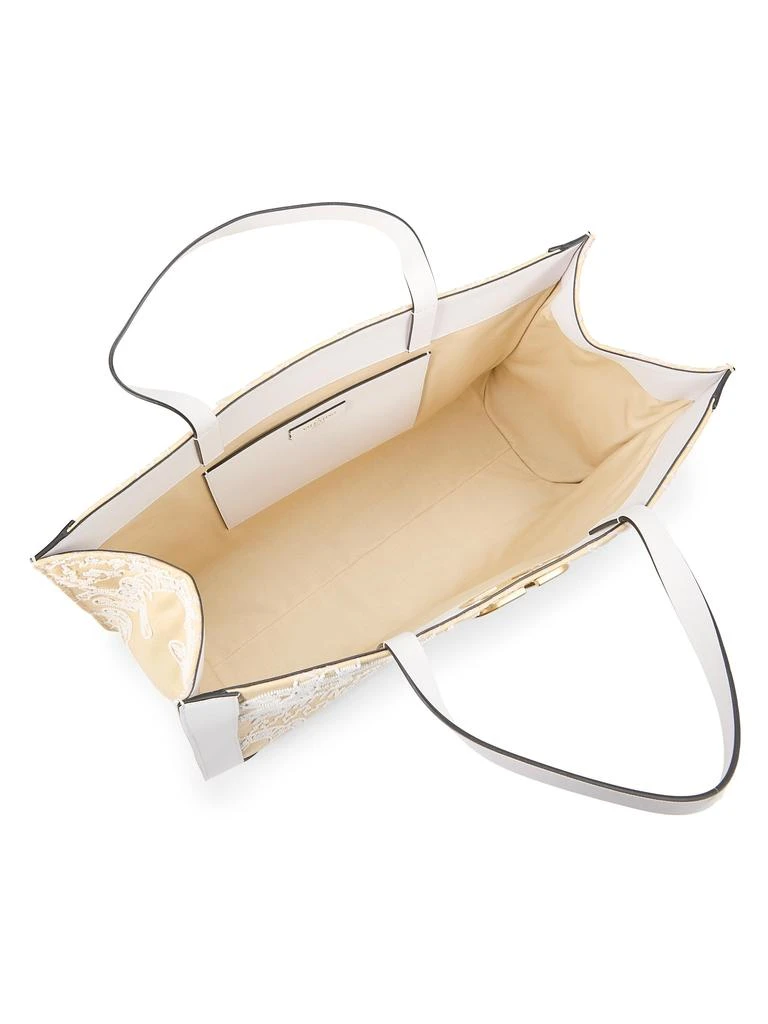 Valentino Bead Embellished Logo Top Handle Bag 3