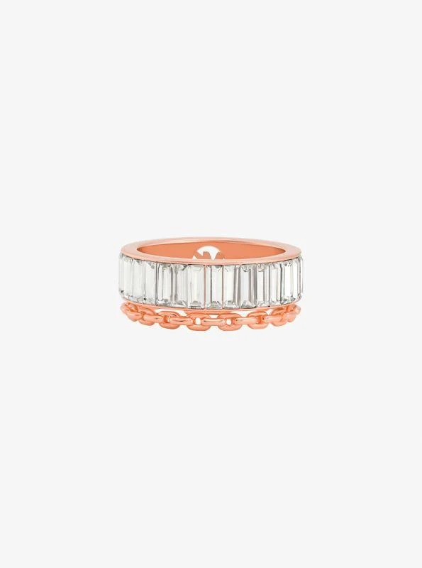 Michael Kors Cubic Zirconia Double Layered Ring 1