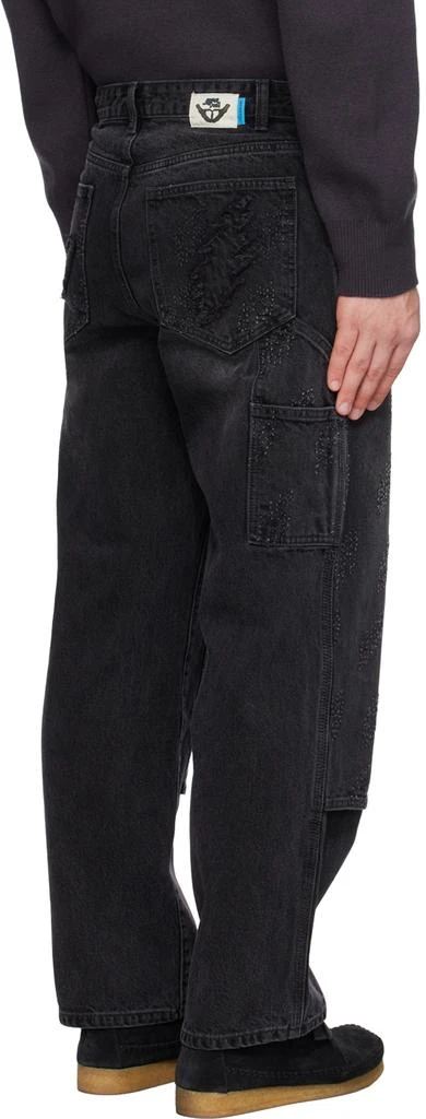 thisisneverthat Black Lightning Denim Cargo Pants 3