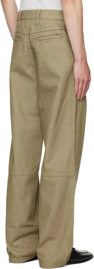 Dries Van Noten Taupe Paneled Jeans 3
