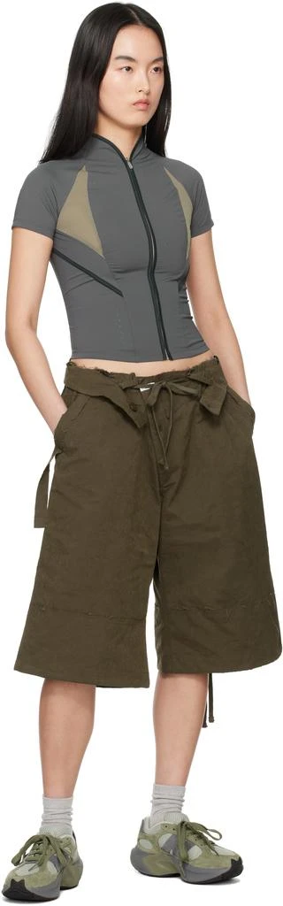 New Balance Khaki & Gray WRPD Runner Sneakers 5