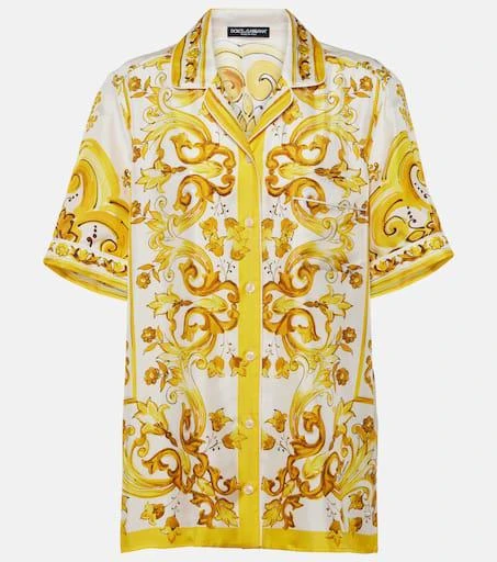 Dolce 
Gabbana Majolica silk twill shirt 1