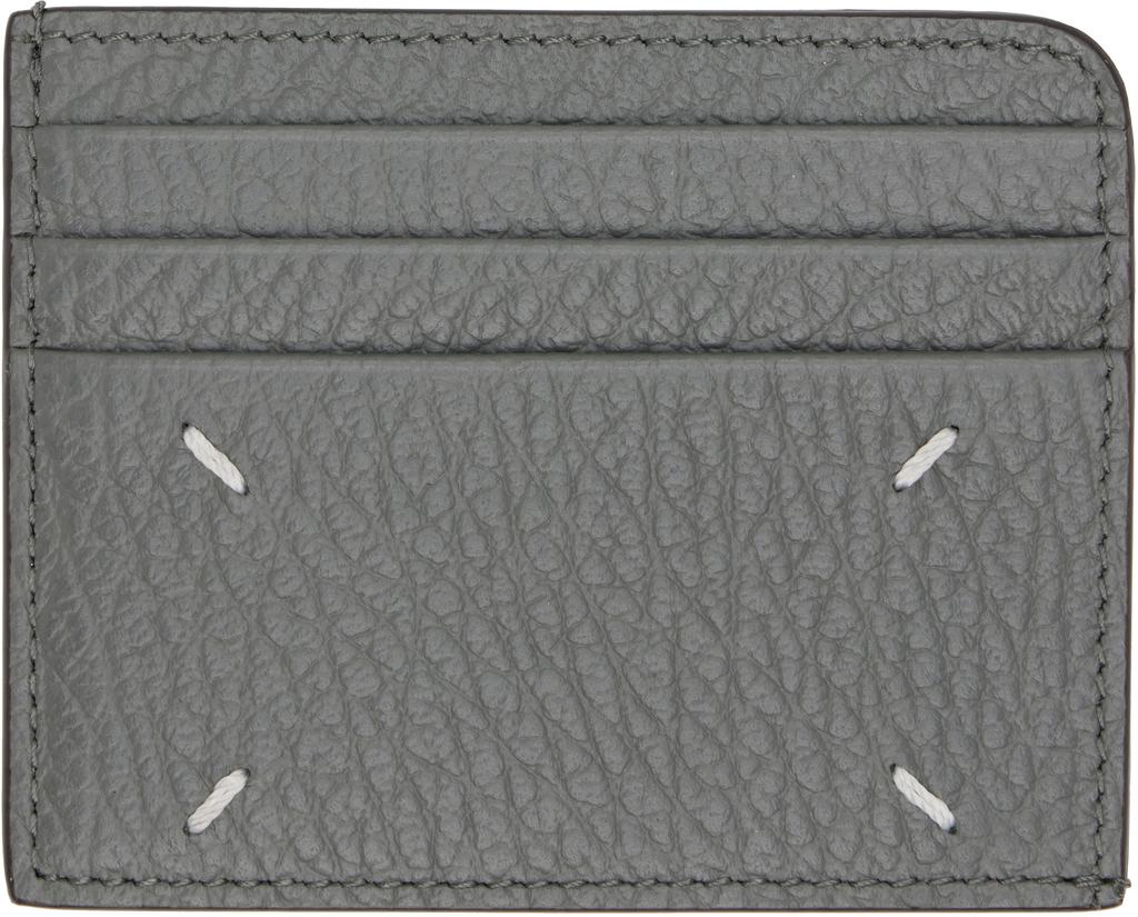 ★Maison Margiela★ 4 Stitch Zipper Keyring Card Case Gray S Gray Four Stitches Keyring Card Holder by Maison Margiela on
