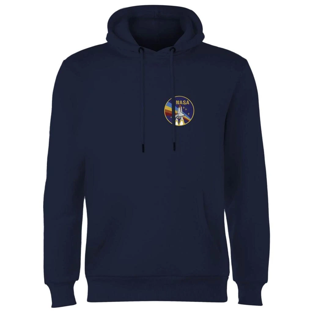 undefined NASA Vintage Rainbow Shuttle Hoodie - Navy 1