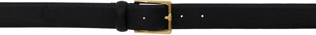 Andersons Black Grained Calfskin Belt