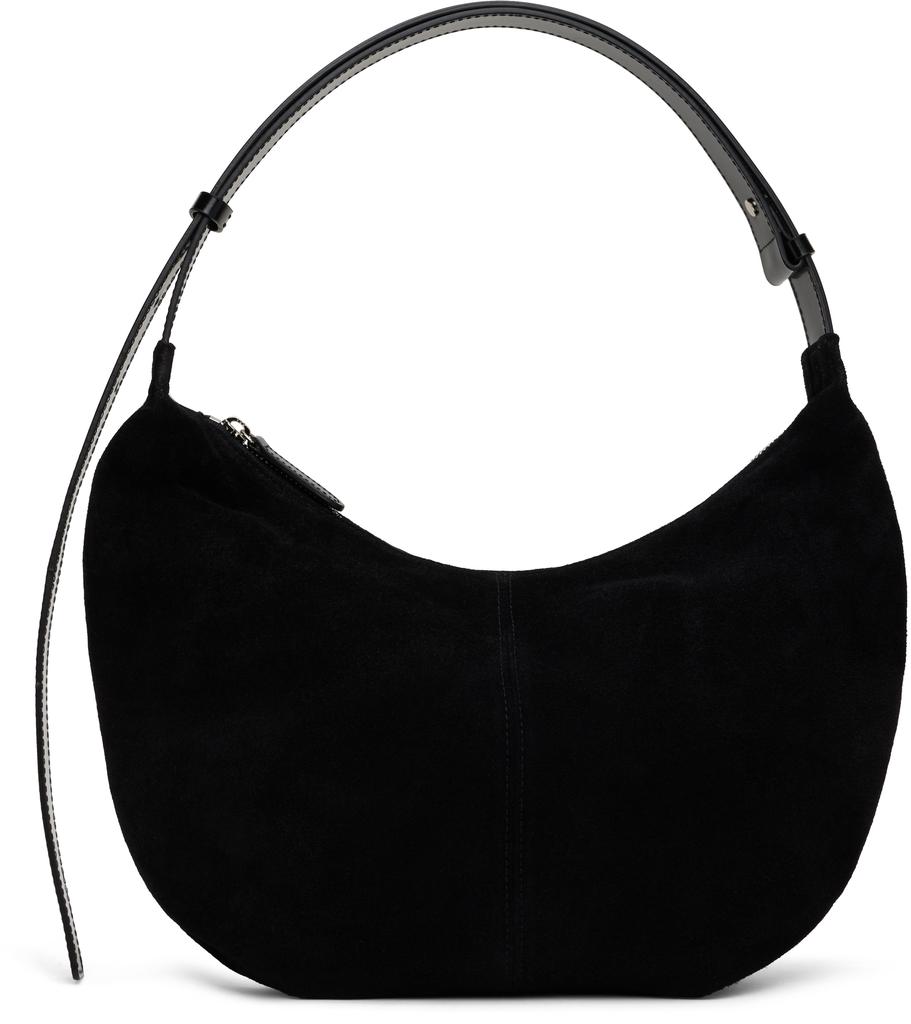 Nothing Written Black Leather Shoulder Bag