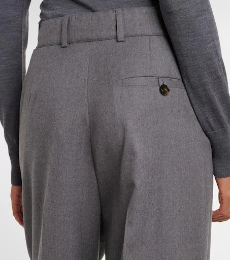 Stella McCartney Wool flannel straight pants 6