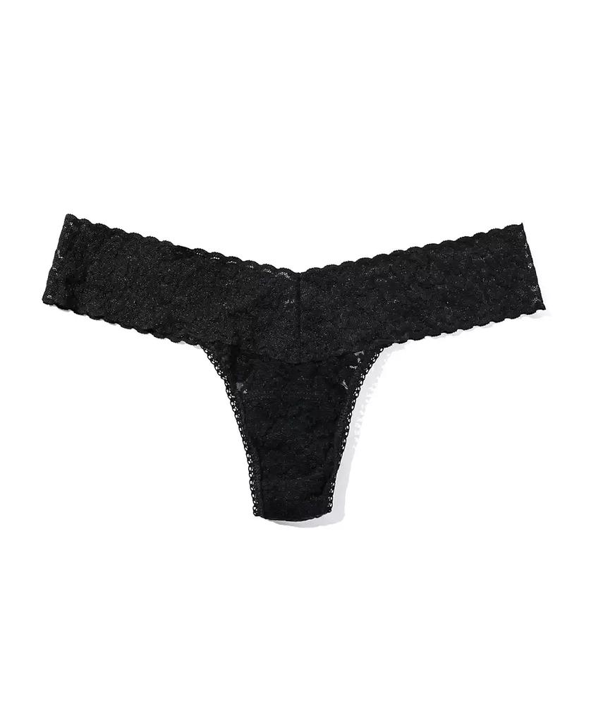 Hanky Panky Women's Leopard Lace Low Rise Thong Underwear 7I1051