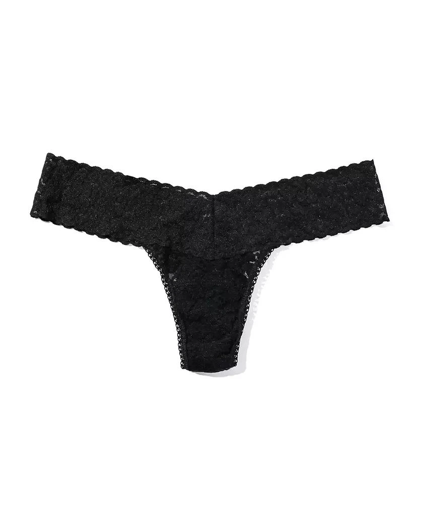 Hanky Panky Women's Leopard Lace Low Rise Thong Underwear 7I1051 1