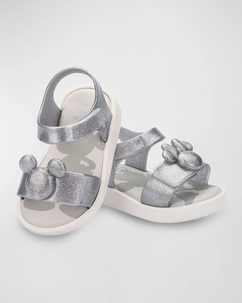 Melissa x Disney Girl's Mickey Sandals, Baby/Toddler 3