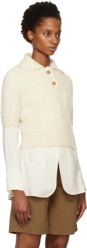 Low Classic Off-White Spread Collar Polo 2