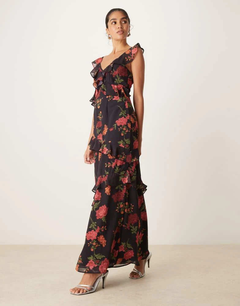 Anaya Floral strappy maxi dress in black  On Sale Now with Up to 25% Off |  Discover Exclusive Deals & Savings at BeyondStyle  Authentic Anaya  Home|women with Limited-Time Discounts, Free