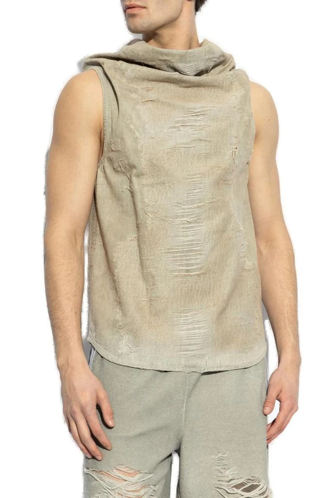 Diesel Diesel D-Taston-Fsg Muscle Distressed Denim T-Shirt 2