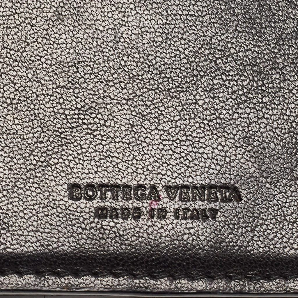 Bottega Veneta Bottega Veneta Black Intrecciato Leather Flap Continental Wallet 11