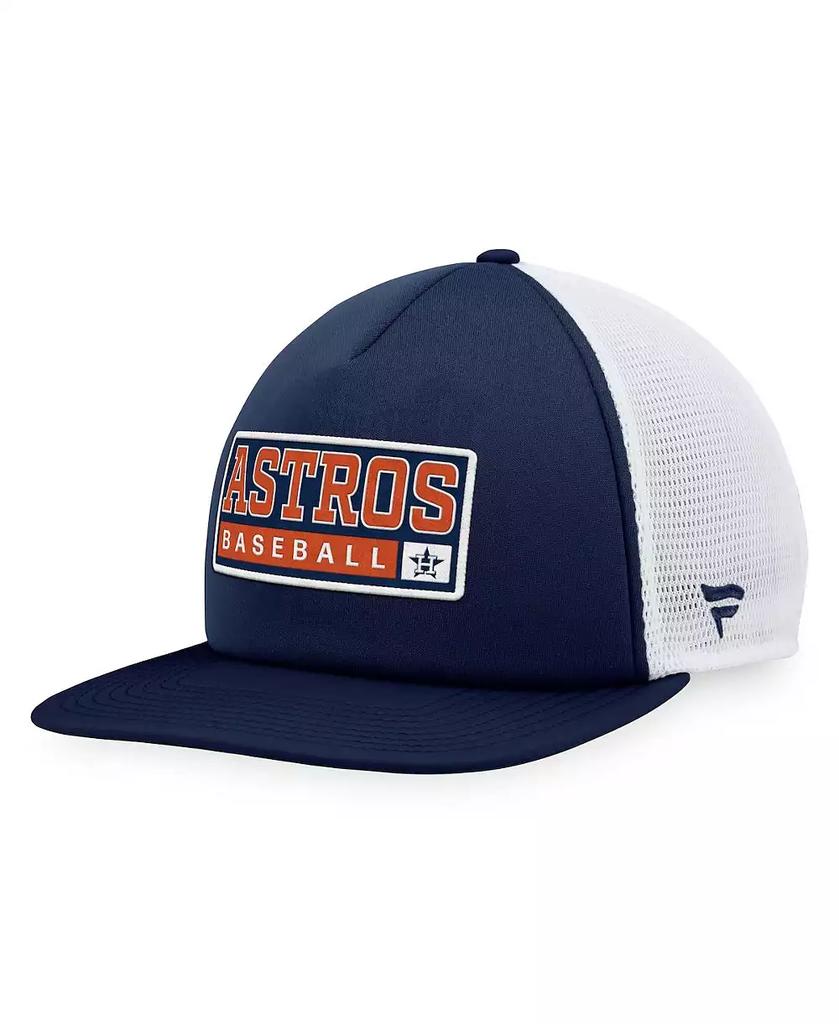 Majestic Men's Navy, White Houston Astros Foam Trucker Snapback Hat