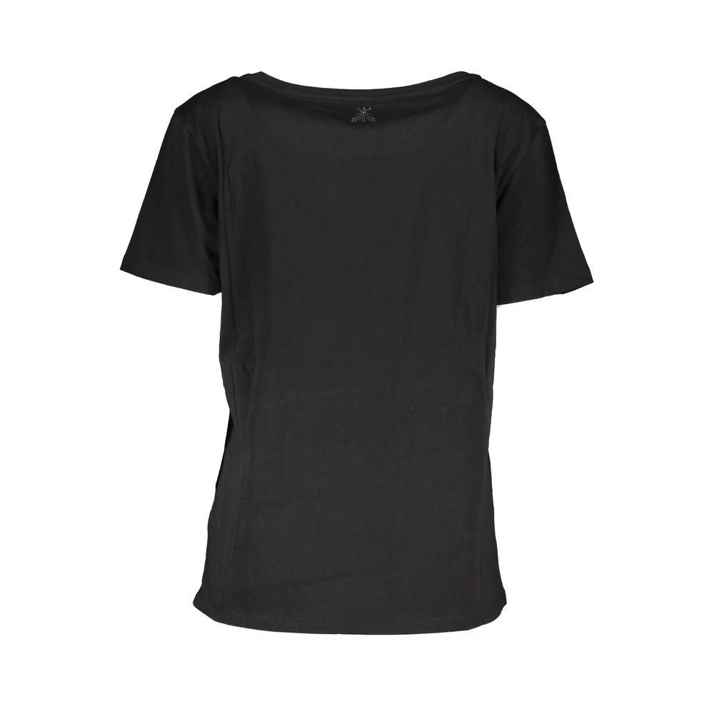 PATRIZIA Chic Short Sleeve Wide Neck Tee with Contrast Women's Details 2