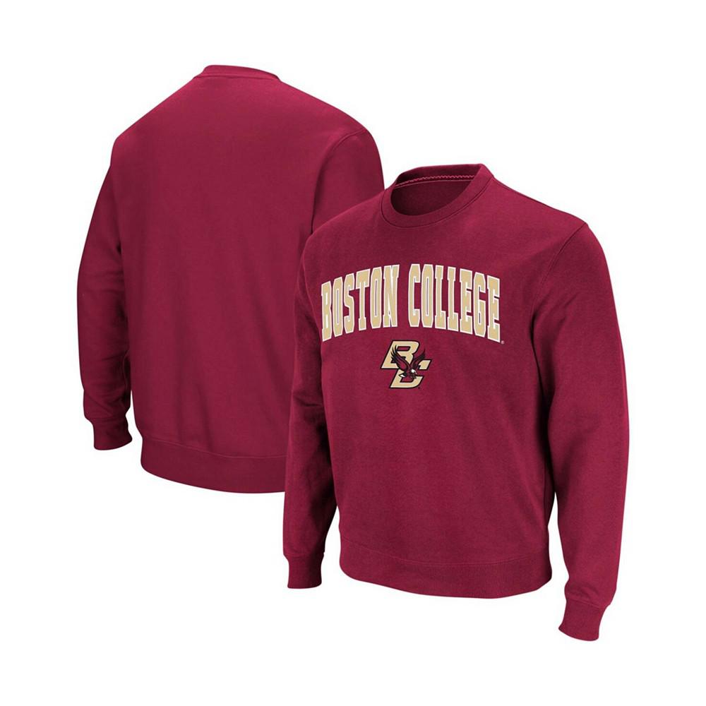 Colosseum Men's Boston College Eagles Arch Logo Crew Neck Sweatshirt