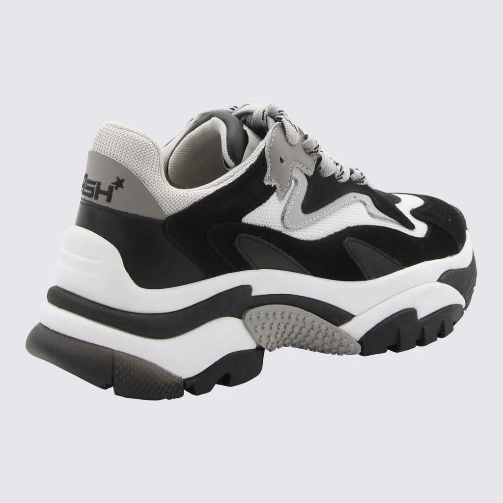 Ash ASH BLACK AND GREY LEATHER SNEAKERS 2