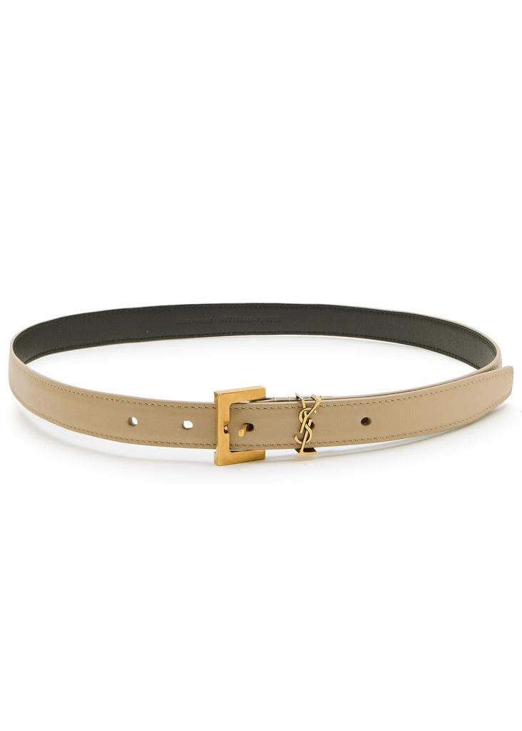 Yves Saint Laurent Cassandre Belt Bracelet in Leather - Belts