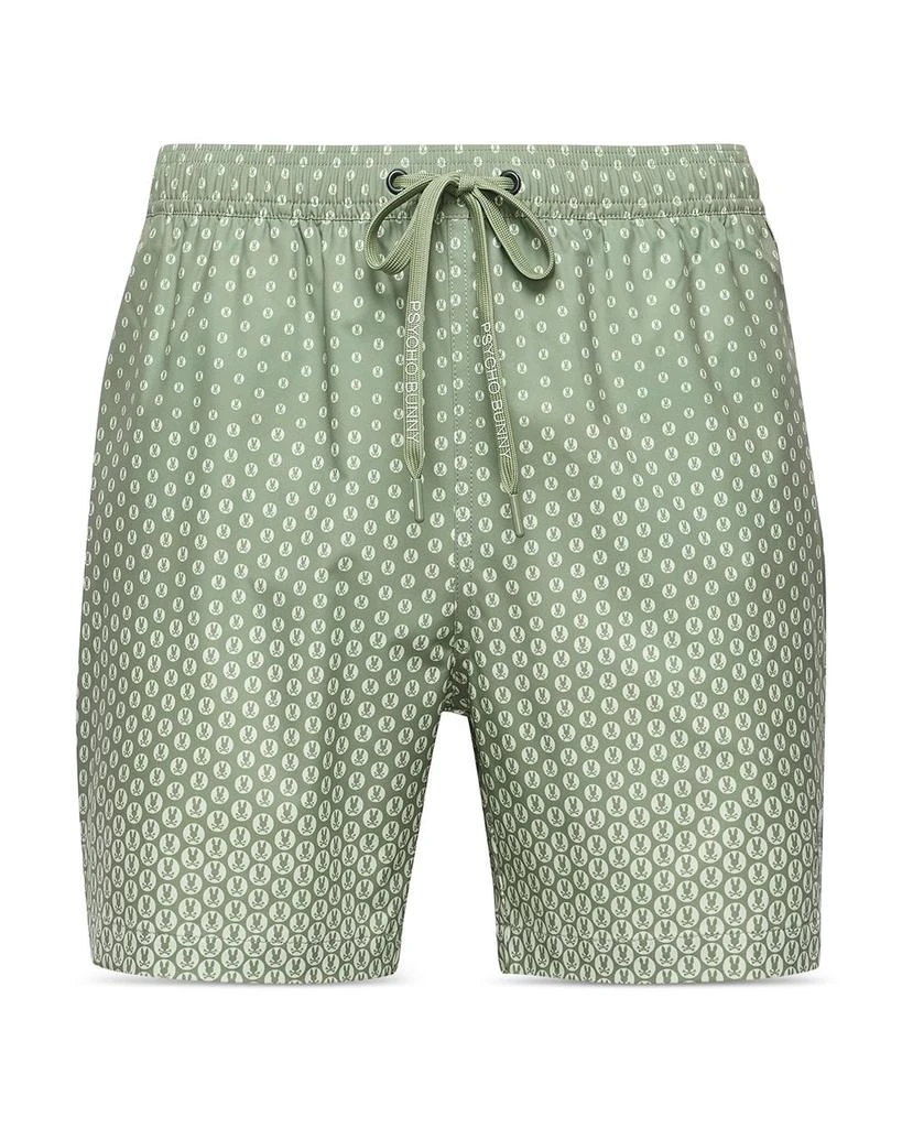 Psycho Bunny Bendigo Allover Print 5.75" Swim Trunks 7