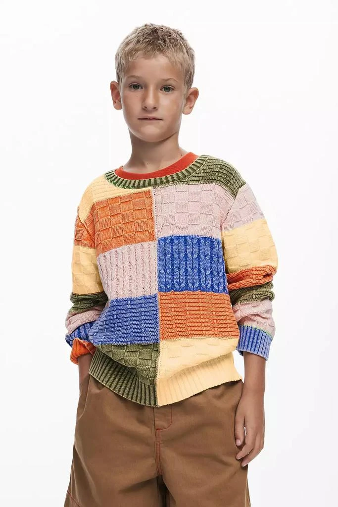 Desigual Boys Boys
s Knit sweater with patches 2