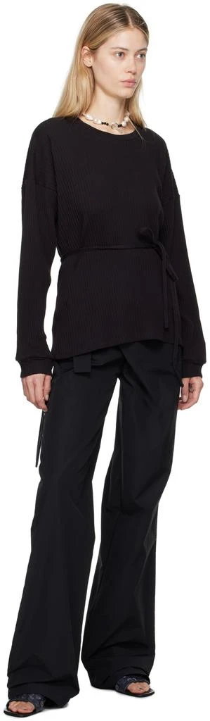 Baserange Black Shaw Long Sleeve T-Shirt 4