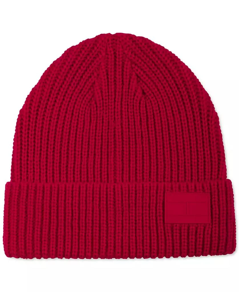 Tommy Hilfiger Men's Shaker Cuff Hat Beanie with Ghost Patch 1