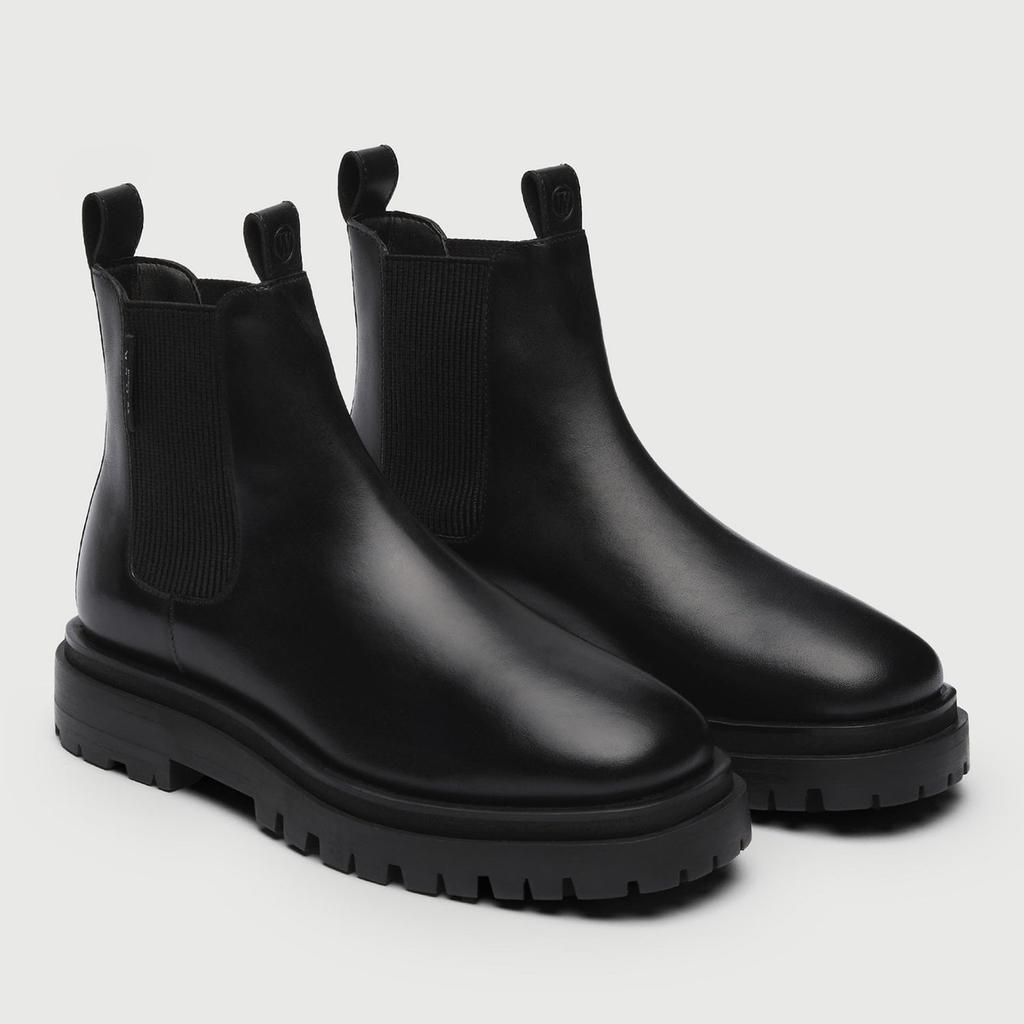 Walk London Walk London Dana Leather Low Chelsea Boots