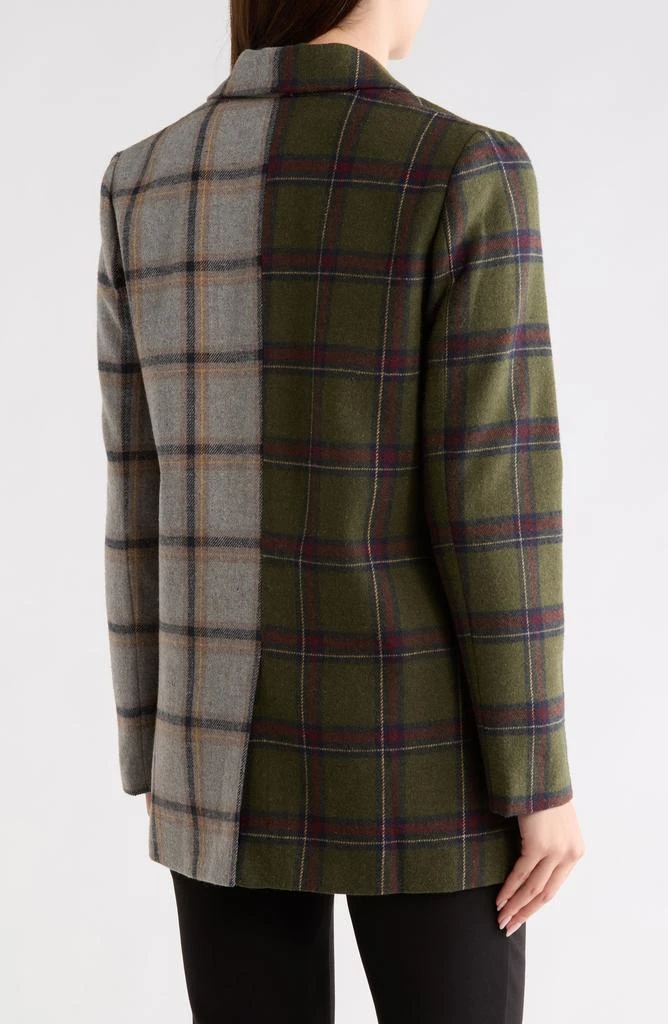 Hutch Meg Contrast Plaid Coat 2