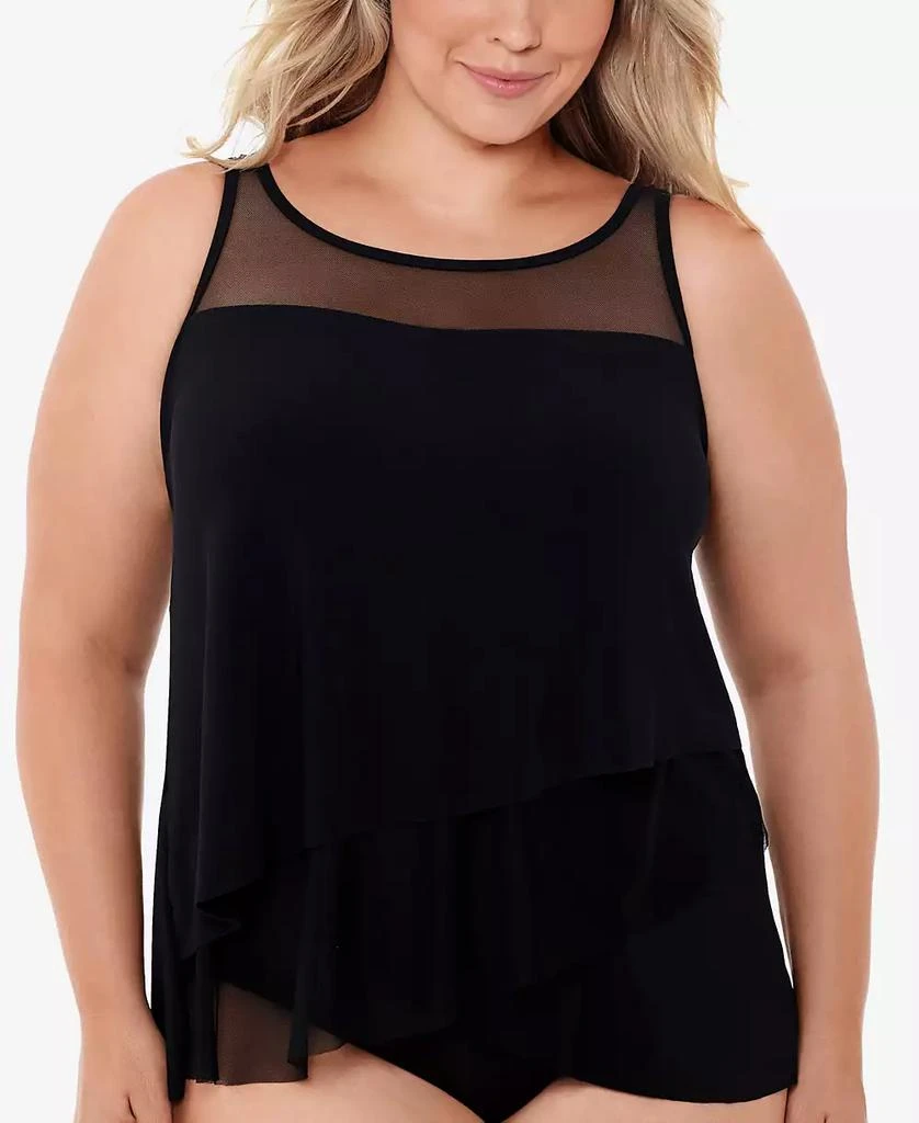 Miraclesuit Plus Size Mirage Tankini Top 1