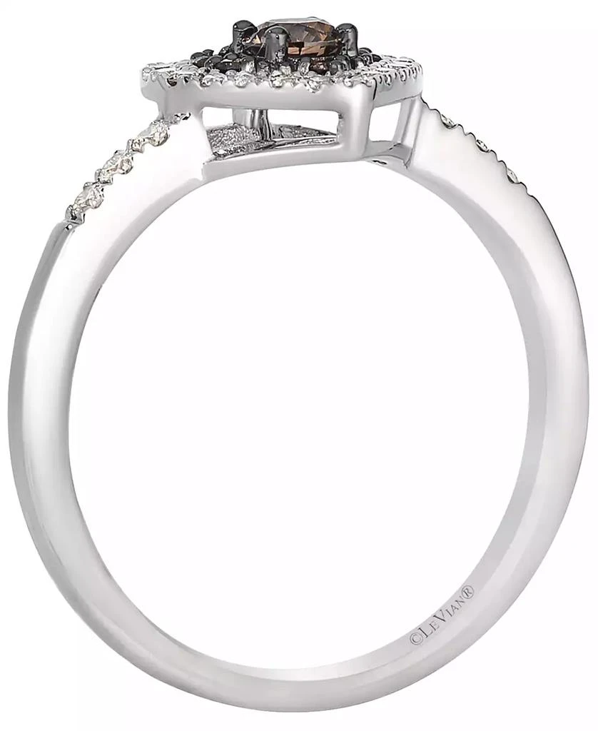 Le Vian Chocolate Diamond (0.24 ct. t.w.) 
Vanilla Diamond (0.19 ct. t.w.) Ring in 14k Vanilla Gold 2