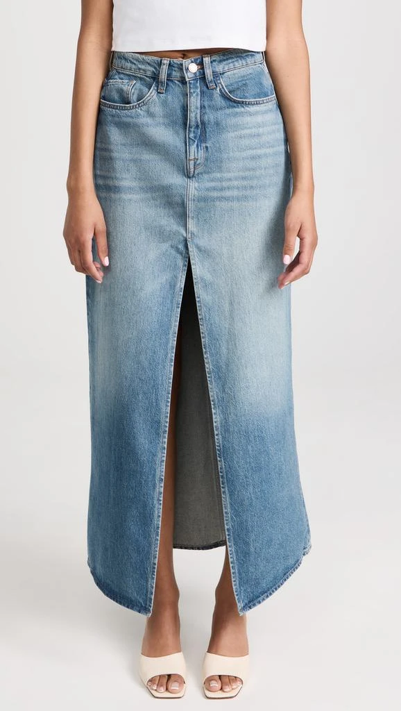 Triarchy Ms. Westwood High-Rise Slit Denim Skirt 6