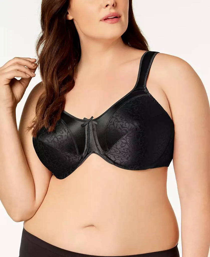 Bali Minimizer Satin Tracings Comfort Strap Underwire Bra 3562 2