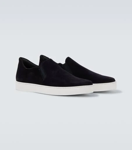 Manolo Blahnik Nadores suede slip-on sneakers 5