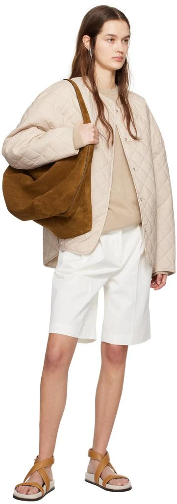 Totême Beige Quilted Jacket 4