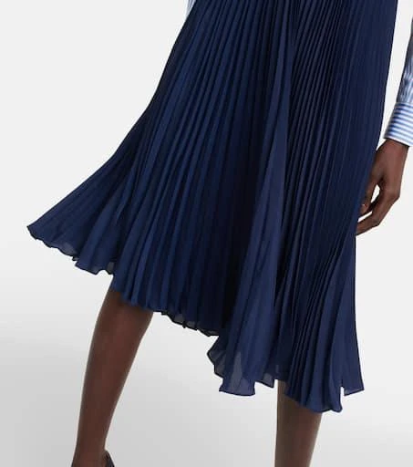 Ralph Lauren Pleated georgette midi skirt 5