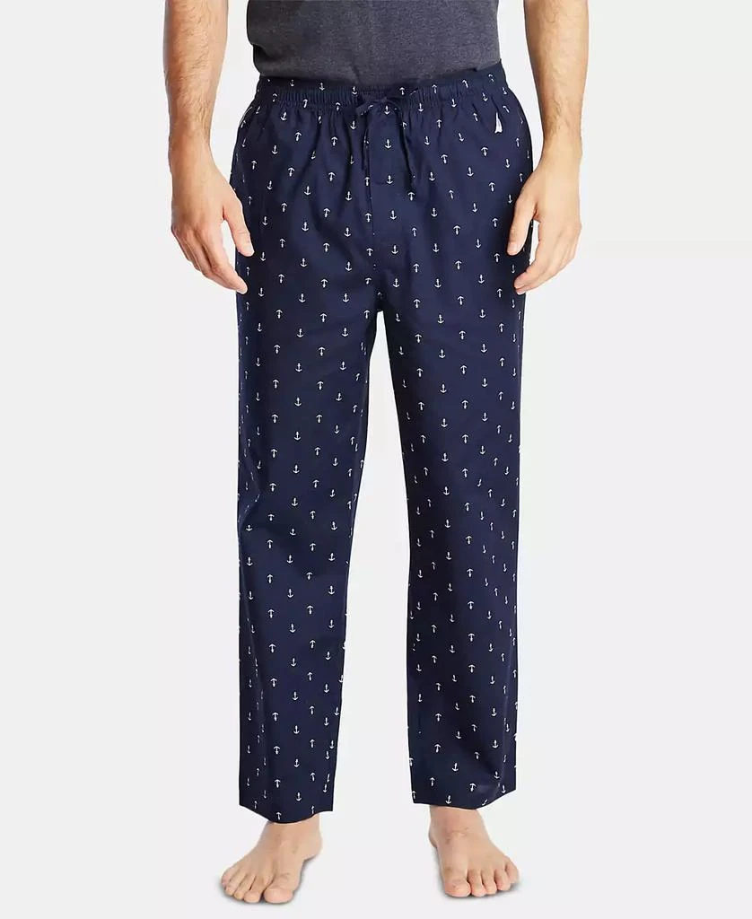 Nautica Men's Cotton Anchor-Print Pajama Pants 1