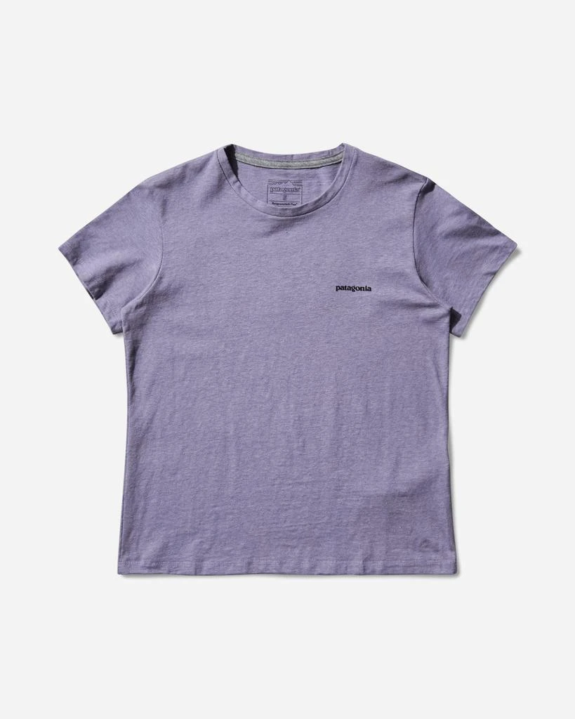 Patagonia Women's P-6 Logo Responsibili T-Shirt Concrete Purple 1