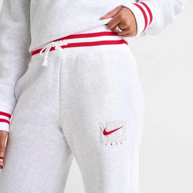 NIKE Women's Nike Sportswear Phoenix Fleece High-Waist Wide-Leg Graphic Jogger Pants 5