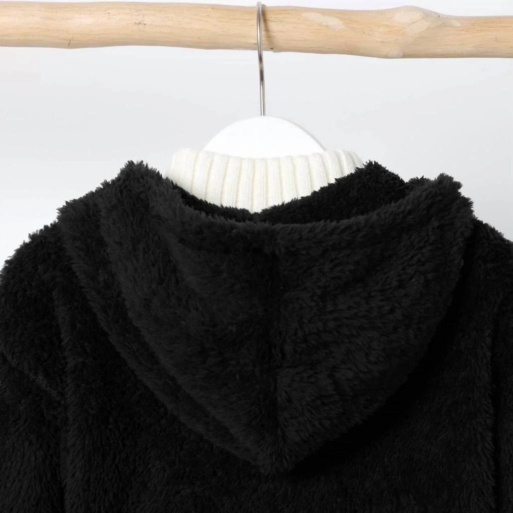 PatPat Patpat - Kids Hooded Fuzzy Coat 2