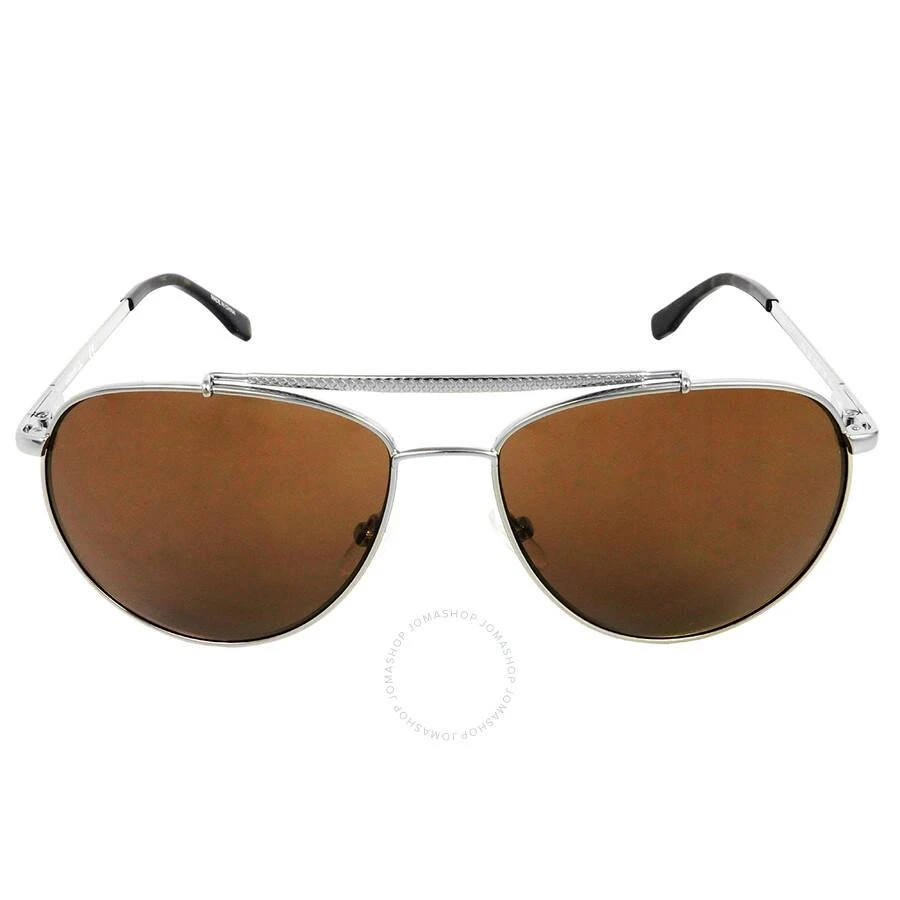 Lacoste Brown Pilot Unisex Sunglasses L177S 033 57 1