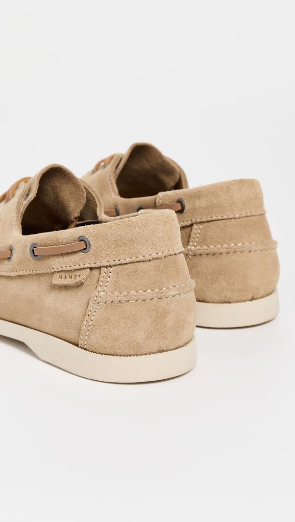Manebi Suede Boat Shoes