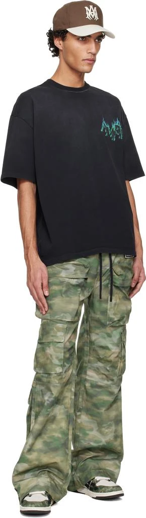 AMIRI Beige 
Khaki Camo Classic Low Sneakers 5