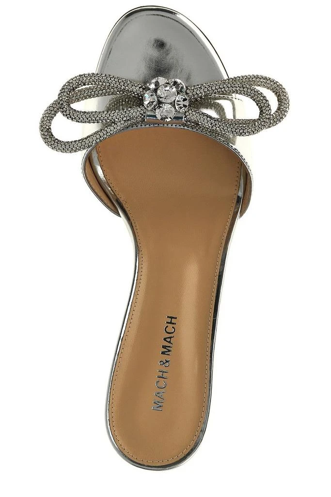 Mach & Mach Mach & Mach Double Bow Embellished Slip-On Mules 4