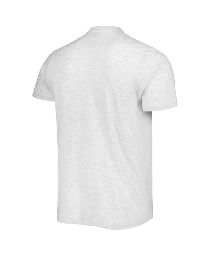47 Brand Men's Heathered Gray Distressed Las Vegas Raiders Dozer Franklin Lightweight T-shirt 3