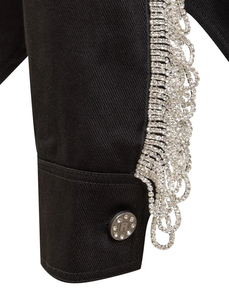 ROTATE Birger Christensen Rotate Denim Jacket With Rhinestones 4