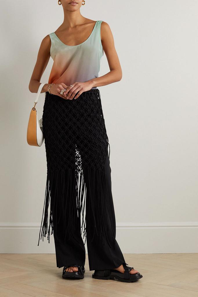 GAUCHERE Printed silk tank