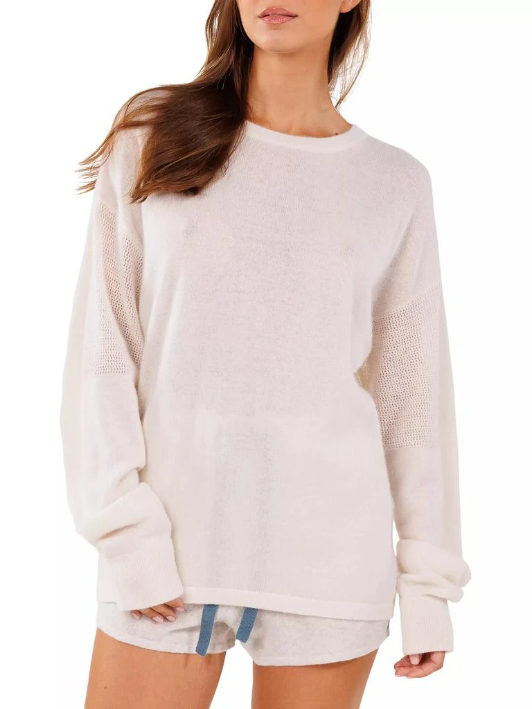 CRUSH CASHMERE Santo Sporty Cashmere Sweater 1