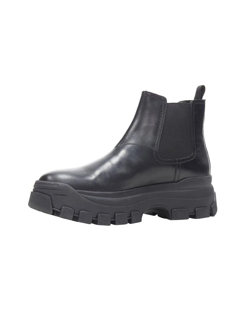 Prada new PRADA 2019 Pull Up black leather Monolith chunky lug sole boot 5